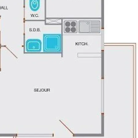 Studio/cabine/mezz 5 Pers Avec Navette, A 600m Du Centre - Appartement